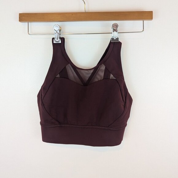 Lululemon Breathe It In Sports Bra in Garnet, Sz 6 - Picture 1 of 5